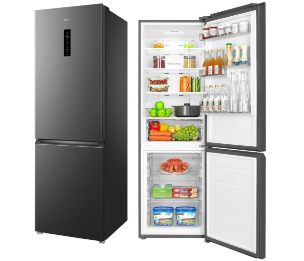 Lodówka TCL RP318BSE1 No Frost 185cm Ciemne Srebro Power Cool Power Freeze 318L - 1256784 - zdjęcie